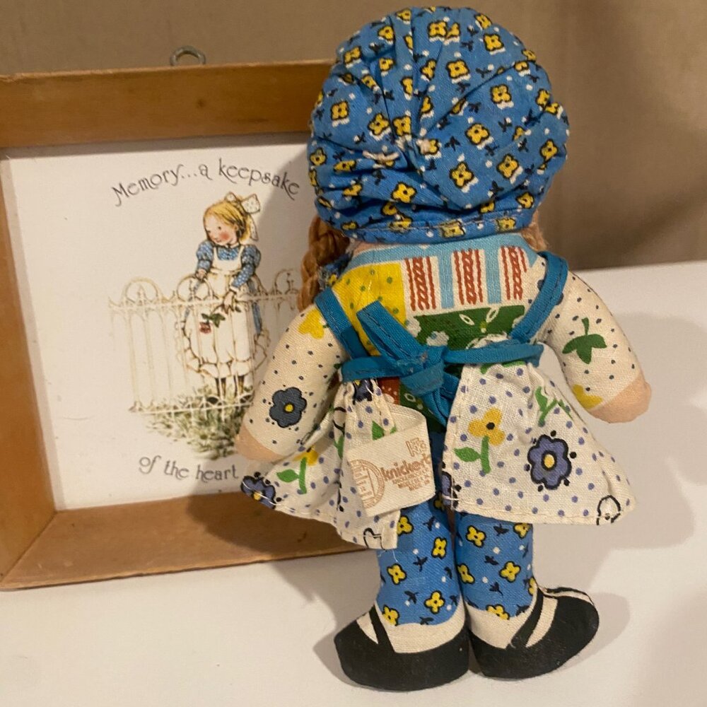 Vintage Holly Hobbie Doll &‎ Framed Picture Set - 6" Doll & 5.25" Frame - Picture 2 of 4